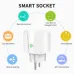 Tuya 16A EU Smart Socket WiFi Smart Plug With Power Monitoring Timing Function Voice Control Via Alexa Google Home