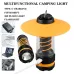 High Power LEFlashlights Versatile Camping Atmosphere Light USB Rechargeable Tent Lamp Outdoor Emergency Lantern