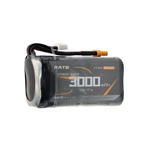 RATE 14.4V 3000mAh 4S 10C/15C Li-Ion 18650 Battery XT30 Plug for 2.5-3.5Inch Whoop 3-4Inch long range FPV Drones master 3x RATE L40Pro S30Pro