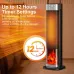 Tevorex Portable Flame Space Heater 2000W Electric Heater with Remote Control 12H Timer PTC Ceramic Heating Safety Heat for Home Bedroom