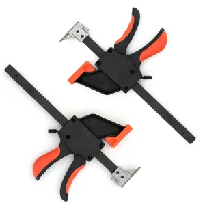 Quick Track Clamp for Bosch Woodworking Rail 160mm x 60mm Heavy Duty TPR Rubber Pads Ergonomic Handle