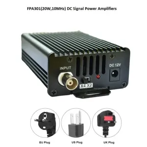 FPA301 Signal Power Amplifier 20W 10MHz 28Vpp Output High Slew Rate Low Distortion Waveform Signal Generator Compatible DDS Adjustable Magnification