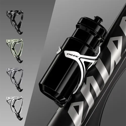ENLEDual Color Bicycle Water Bottle Holder Tough Hardness Wear-resistant Lightweight Bike Bottle Rack Cages for MTB Outdoor Cycling