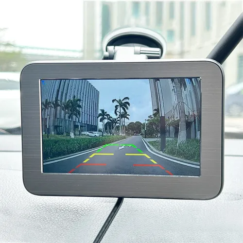 Samaeye 12V 24V Wireless License Plate Frame Reversing Camera System Reversing Camera Display High Definition Night Vision Recorder