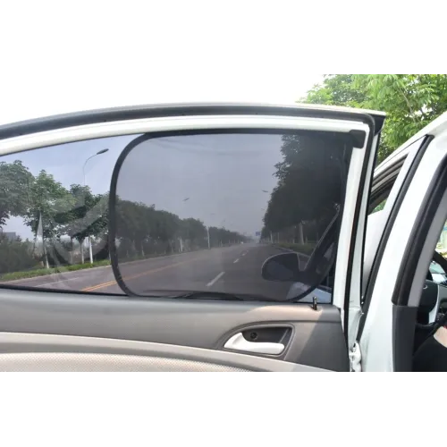 Car Window Sunshade Cover Sun UV Protection Auto Front Rear Black Window Curtain Side Glass Mesh Sunshades