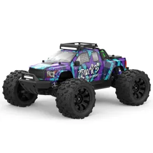 EU/US DirectJIUSI PT14R RTR 1/14 2.4G 4WD 80km/h Brushless RC Car 3S High Speed Off-road Truck Remote Control Racing Car Vehicles Models Metal Chassis Differential CVD Drive Shaft Rocket Motor Oil Filled Shocks Toys