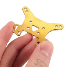 2PCS Wltoys 124017 124019 1/12 RC Car Spare Metal Front Rear Shock Absorber Plate Board 1833 Vehicles Model Parts