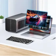 TD001 Graphic Expansion Dock Thunderbolt3 USB4 40Gbps External GPU Enclosure Supports RTX40 RTX50 AMD RX7000 Aluminum Alloy Chassis