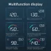 GEYIREN M22 Universal Car HUD Multifunctional Display Head-Up Display GPS Speedometer Compass USB Rechargeable