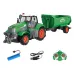 Landi QH205 1/24 27MHZ 4CH RC Car Farmer Series Wood Simulated Transport Model Light Sound Remote Control Toys Boys Dump Truck Engineering Vehicle Set Kids Gifts