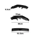 Front Bumper Splitter Lip Car Diffuser Spoiler Bumper Deflector For BMW 4 Series G22 G23 2 Door M440i M440d 430d 430i 2020-2023