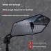 BENGGUO 1 Pair Bicycle Rearview Mirror 360 Rotation Anti-glare HWide Range Bike Handlebar Reflector Mirror for MTB Motorcycle E-bike