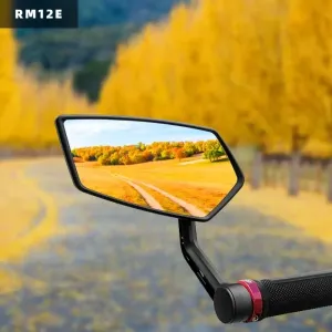 DRCKHRORM-12Bicycle Mirror Set Wide Range High-Definition Rear View Mirror Cycling Adjustable Bike Mirror for E-bike Scooter Motorcycle