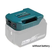 1pc For Makita 18V With USB With Type-C Battery Holder For Makita 18V Battery BL1840 BL1850 BL1860 Charger Adapter Fast Charging