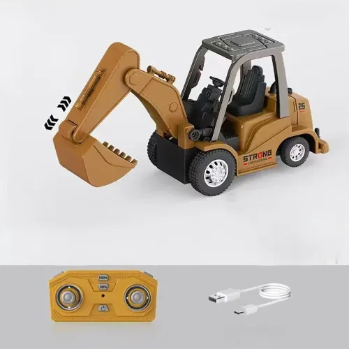 M651 M652 M653 RTR 1/64 2.4G Mini RC Car Forklift Excavator Bulldozer Support App Remote Controlled Engineering Vehicle Desktop Toys Model Collection Gift For Boys