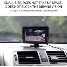 4.3-inch Car LCD Monitor High-Resolution Display Auto-Switching AV Input for Car Screen