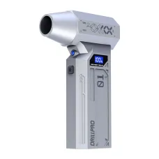 Drillpro Z1 120000RPM High Speed 29mm Brushless Motor Turbo Fan with Various Nozzles Rechargeable 5200mAh Battery Compact Design Multi-Gear Adjustable Powerful Wind Tool