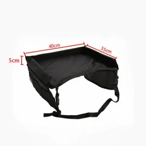 Car Child Toy Storage Table Drawing Board Safe Seat Tray Cup Holder Backseat Organizer Waterproof Car Tray Board Portable Waterproof Baby Children Toy Storage Table Panel Rack Storage