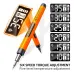 47-in-1 Electric Precision Screwdriver Set Compact High Torque 6-Speed Adjustable Cordless Magnetic USB Rechargeable with LED Digital Display