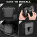 Universal Mini Car Trash Bin Hanging Storage Box Waterproof Portable Waste Container Auto Parts Interior Accessories