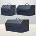 Large Capacity Car Trunk Organizer Storage Box Car Multi-Purpose Tool Storage Box Storage Organization Leather Folding Emergency Storage Box