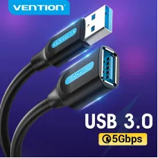Vention VAS-A45 USB Male to Female Data Cable USB 3.0 Extension Cord Line 0.5M/1M/2M/5M Long for PS4 Smart TV PC