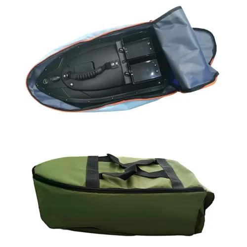 ZANLURDouble Zipper Fishing Boat Carry Bag Water Repellent Storage Bag for Bait Boat Fishing Equipment