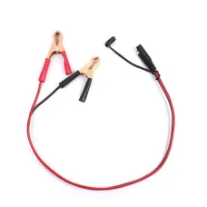 FOXSUR Battery Charger Clip Cable SAE to Alligator Clip Cable DC Cable SAE Quick Connect Charging Cable