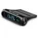 Solar Powered Car Digital Clock with LED Display High Temperature Resistant Shell Built-in Time Date and Temperature Monitor Dashboard Clock Accessories