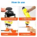 Expanding Foam Gun Metal Polyurethane Spray Tool 70MPa 10L/min High Pressure Insulating Caulking Foam Sprayer for Sealing Small Gaps Renovation