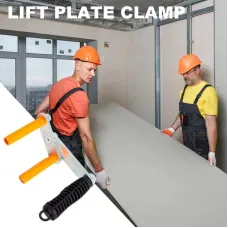 Panel Lifting Tools Sturdy Metal Gripper Drywall Carriers Heavy Duty Carry Clamp Plasterboard Carrier for Stone Transporting