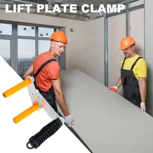 Panel Lifting Tools Sturdy Metal Gripper Drywall Carriers Heavy Duty Carry Clamp Plasterboard Carrier for Stone Transporting