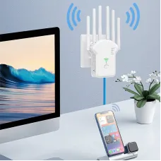 U13 1200Mbps Dual Band Wireless WiFi Repeater Adapter 2.4G Long Range Extender 5G Wi-Fi Signal Amplifier EU Plug