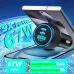 67W 3-Port USB PD Car Charger Adapter USB-A+2USB-C PD3.0/2.0 QC4.0+/03.0/2.0 Support PPS FCP AFC DCP BC1.2 Fast Charging with Blue LED for iPhone 16 16 Pro 15 14 13 Pro Max for Huawei Pura X for Xiaomi 15pro for Samsung Galaxy S25 Ultra
