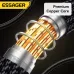 ESSAGER ES-X59 3A 65W USB-C to USB-C+Micro USB Cable QC Fast Charging Data Transmission Tinned Copper Core Line 0.25M/1M/2M Long for iPhone 16 16 Pro 15 15 Pro Max for Huawei Pura 80 Ultra for XIAOMI for SAMSUNG
