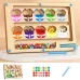 Colorful Magnetic Maze Board Montessori Toy Learning Colors Numbers Early Education Game Toddler Fine Motor Coordination Puzzle Set