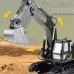 Ao Hai 3831E 3854E 3856E 3865E RTR 1/18 1/20 1/24 2.4G 8CH/12CH RC Car Alloy Excavator Crane Mixer Dump Flatbed Truck LED Light Sound Engineering Vehicle Desktop Toys Model Collection Gift For Boys