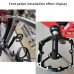 MEROCA D3 Bearing Bicycle Pedal Aluminum Alloy Anti-slip Widened Lightweight Labor-saving Bike Pedal for MTB Road Cycling