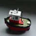 Tony Ray Aero Model 1/18 Mini Little Otter Tug Boat RC Ship DIY KIT Unassembled w/ Motor ESC Servo Micro Toys