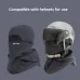 DEFATUFull Face Head Cover Two-Layer Hat Design Warm Winter Helmet Liner Windproof Fishing Skiing Hiking Cycling Headgear
