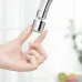 Diiib Kitchen Faucet Aerator Water Tap Nozzle Bubbler Water Saving Filter 360-Degree Double Function 2-Flow Splash-proof Tap Connector With 5 Adapter