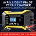 12v Car Battery Charger Full Automatic Stop Nine-Stage Intelligent Pulse Repair Lead-Acid Battery Charger