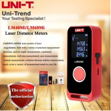 UNI-T LM40Mi/LM60Mi Mini Rechargeable Laser Distance Meters 40m/60m Digital Electronic Ruler Measuring Instrument