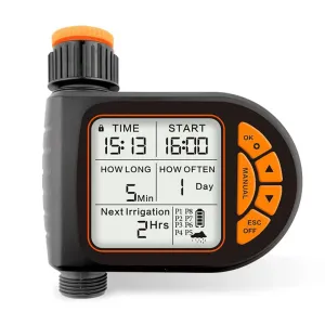 Intelligent Timing Gardening Automatic Watering Device Large Screen LCD Controller Garden Balcony Farmo Sprinkler Timer Outdor Irrigation Controller