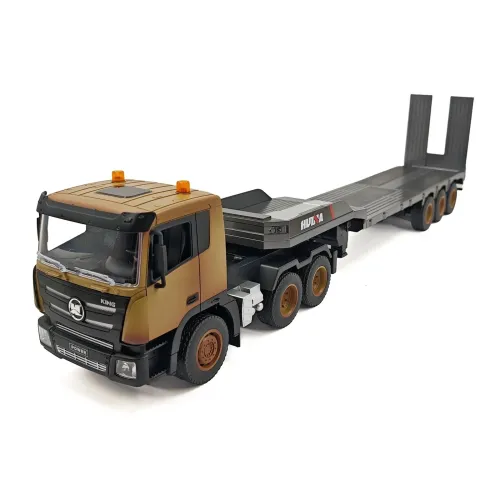HUINA 1318 1/18 9CH RC Car Flatbed Trailer Simulation Engineering Remote Control Vehicle Electric Toy Model