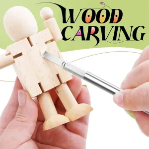 16PCS Craft Knife Set SK5 High Carbon Steel Precision Hobby Knife Art Knife Kit with 13 Blades Replaceable Handles for Carving Cutting Trimming and Crafting Tools Set