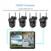 Guudgo 6MP 4K Security Camera System 4PCS Outdoor WiFi Cameras 10.1 inch NVR Screen Human Detection Auto Tracking Two Way Audio Color Night Vision CCTV System ICSEE APP