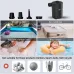 PortableOutdoor Air Pump Mini Air Mattress Pump with Display Screen USB Rechargeable Air Pump for Pool Floats Sleeping Pads Swimming Rings