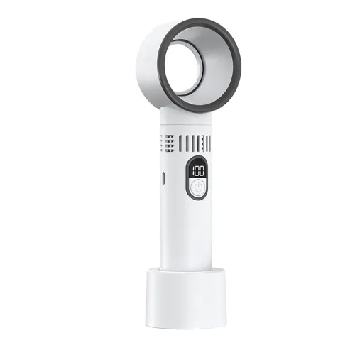 Tevorex Cooling Bladeless Fan USB Rechargeable Personal Fan 100 Speeds Adjustable Desk Fan Gifts for Women Men Travel/Camping/Outdoor