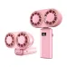 Neck Hanging Fan USB Rechargeable Folding Design Dual Turbo Dual Fan Cooler Rechargeable Cooling Fan With Digital Display